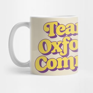 Team Oxford Comma Mug